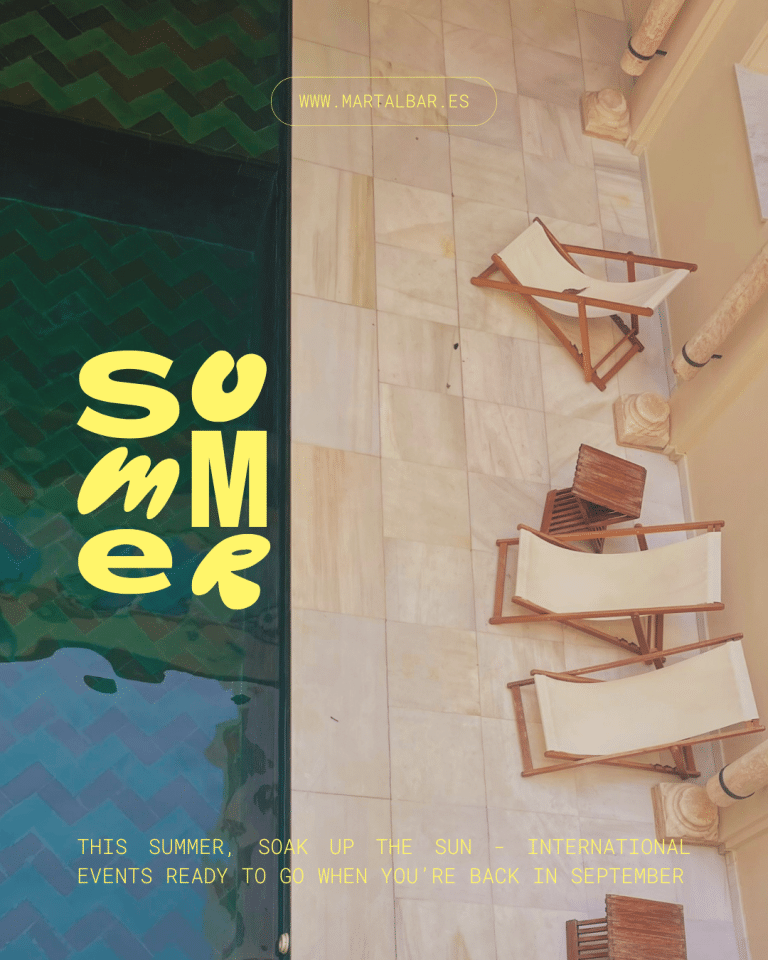 Read more about the article This summer, soak up the sun – international events ready to go when you’re back in September